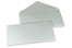 Coloured greeting card envelopes - silver metallic, 110 x 220 mm | PIT Packaging.uk | Bestbuyenvelopes