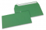 Dark green coloured paper envelopes - 110 x 220 mm | PIT Packaging.uk | Bestbuyenvelopes