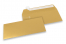 Gold metallic coloured paper envelopes - 110 x 220 mm | PIT Packaging.uk | Bestbuyenvelopes