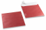 Red coloured mother-of-pearl envelopes - 170 x 170 mm | PIT Packaging.uk | Bestbuyenvelopes
