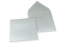 Coloured greeting card envelopes - silver metallic, 155 x 155 mm | PIT Packaging.uk | Bestbuyenvelopes