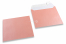 Baby pink coloured mother-of-pearl envelopes - 155 x 155 mm | PIT Packaging.uk | Bestbuyenvelopes