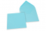 Coloured greeting card envelopes - sky blue, 155 x 155 mm | PIT Packaging.uk | Bestbuyenvelopes