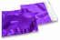 Coloured metallic foil envelopes purple - 165 x 165 mm | PIT Packaging.uk | Bestbuyenvelopes
