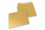 Gold metallic coloured paper envelopes  - 160 x 160 mm   | PIT Packaging.uk | Bestbuyenvelopes