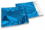 Coloured metallic foil envelopes blue - 165 x 165 mm | PIT Packaging.uk | Bestbuyenvelopes