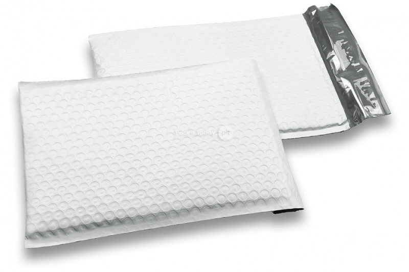 White polyethylene bubble envelopes - 170 x 245 mm