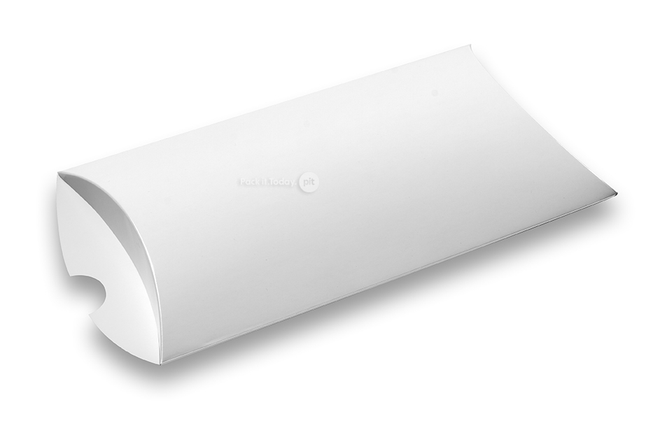 White coloured pillow boxes